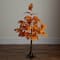 3ft. Pre-Lit Autumn Maple Artificial Fall Tree with 80 Warm White LED Lights
